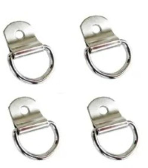 D RiNG , 3/4″ Clip (L)  5/8″ Dee Ring 4-  pack