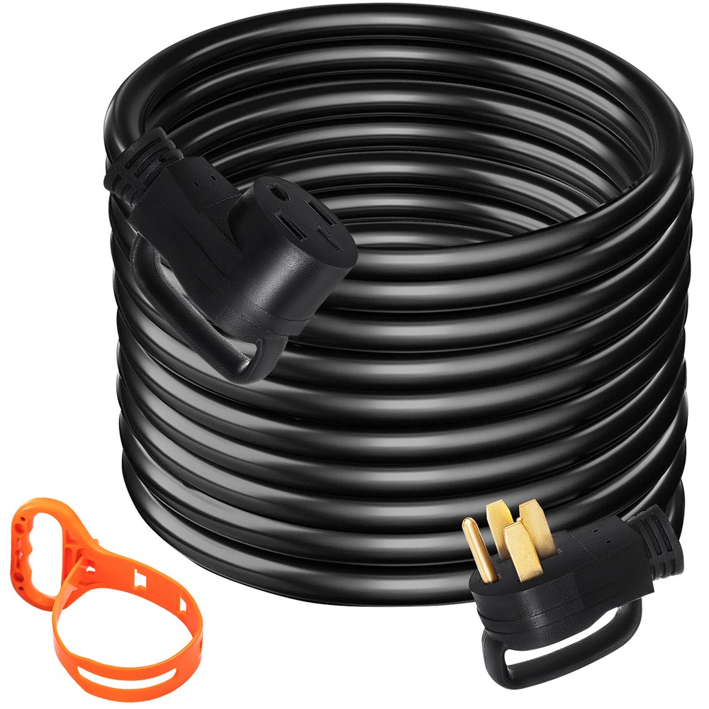 VEVOR RV Extension Cord 15-50ft 50a Power Cable Rain Proof for Motorhome Camper