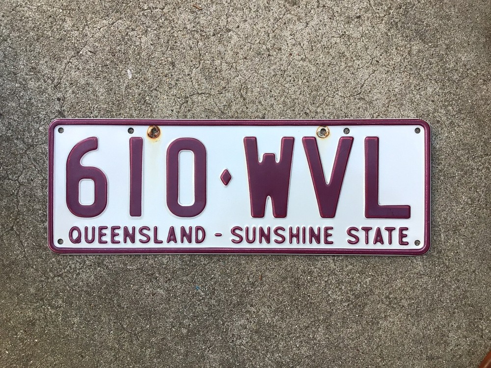AUSTRALIA - QUEENSLAND - LICENSE PLATE