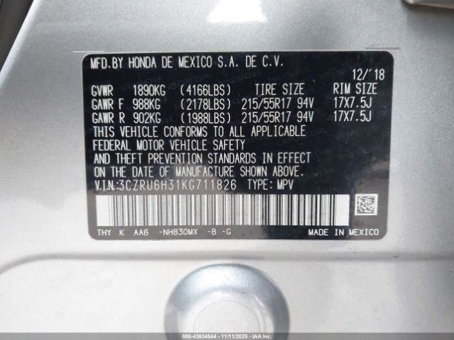 HR-V 2019 Transmission Shift 997148