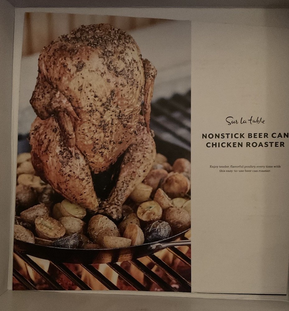 Sur La Table Nonstick Beer Can Chicken Roaster