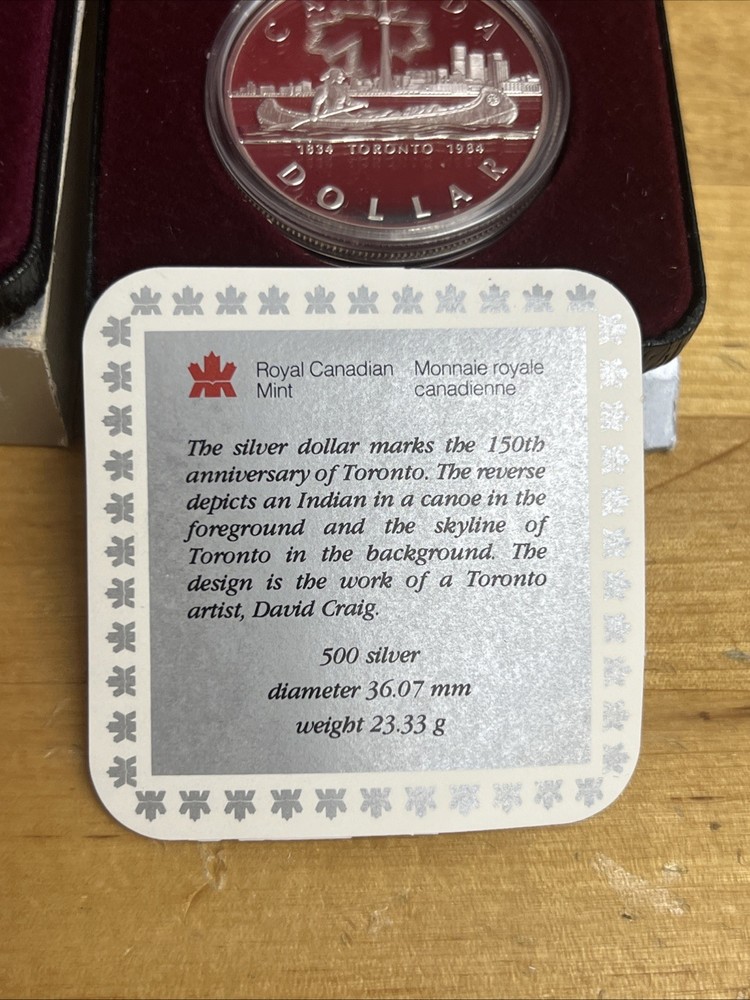 1982-1984 Canada Proof .500 Silver Commerative Dollars Lot 3