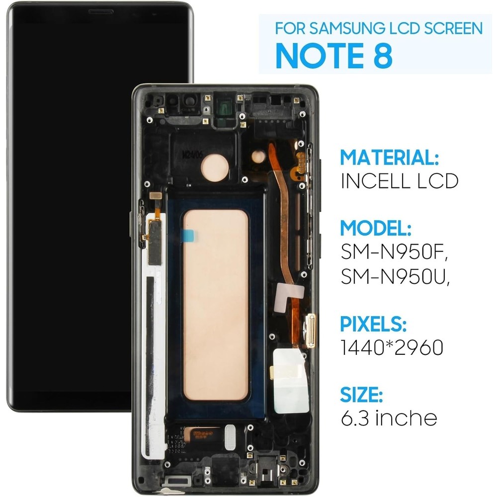 INCELL For Samsung Galaxy Note 8 SM-N950U LCD Touch Screen Display Replacement