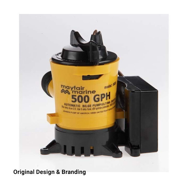 Johnson Pump Replacement 07903-00 12 Volt 1000 GPH Automatic Bilge Pump
