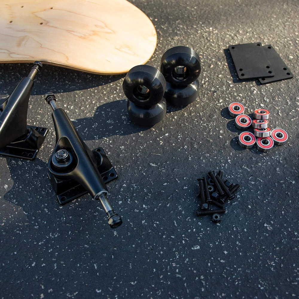 129Mm Trucks with Wheels, Bearings, Hardware