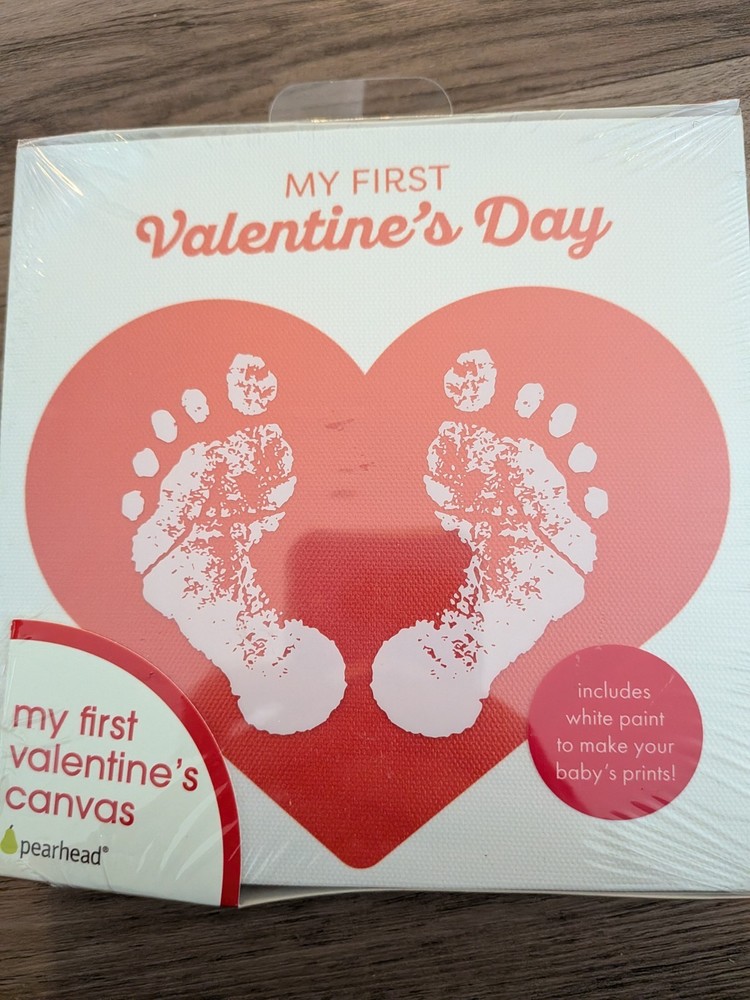 My First Valentine's Day Canvas