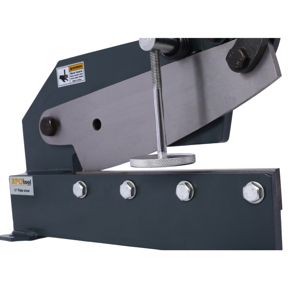 High Precision 10-Inch Manual Plate Shear Solid Metal Construction