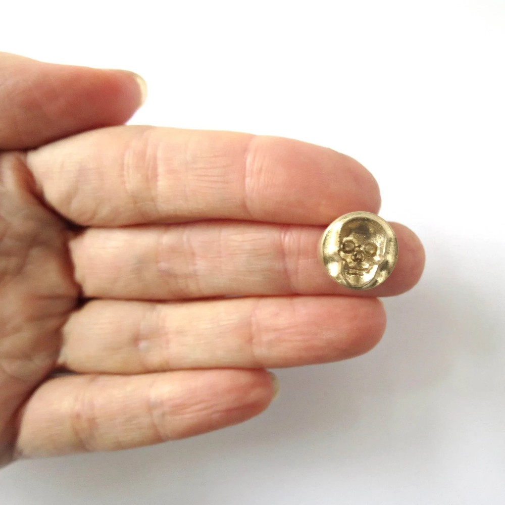 Skull Stamp for Glass Beads Making