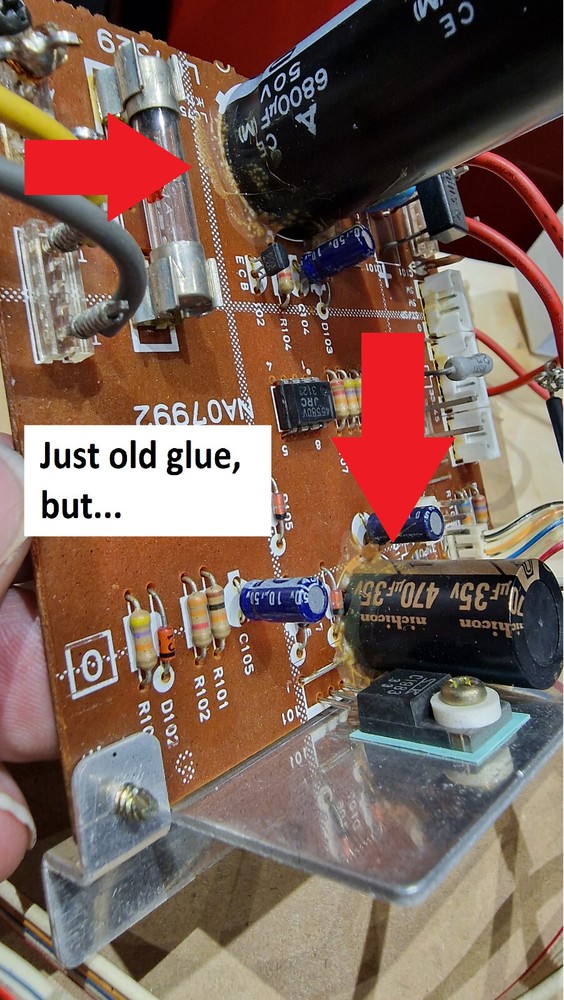 Dynamic-Range Expander DBX 3BX III Repair KIT - all capacitors