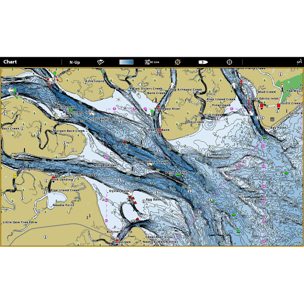Humminbird Coastmaster Navigation Chart Map micro/SD 601015-1