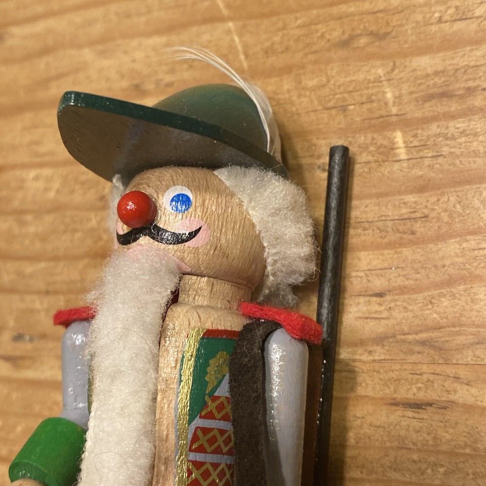 Steinbach Nutcracker MINI 5 Inch Hunter With Rifle & Box Germany EUC