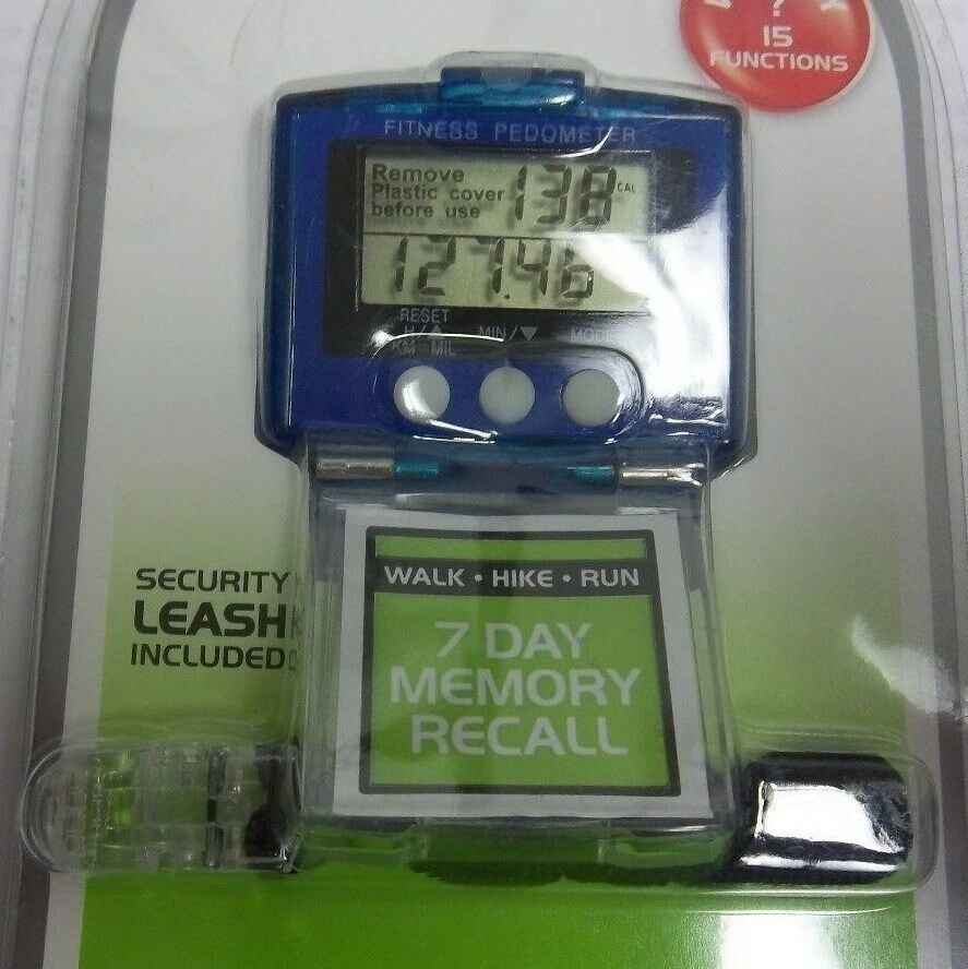 SportLine Pedometer, 15 Function, Total Fitness, 7 Day Memory