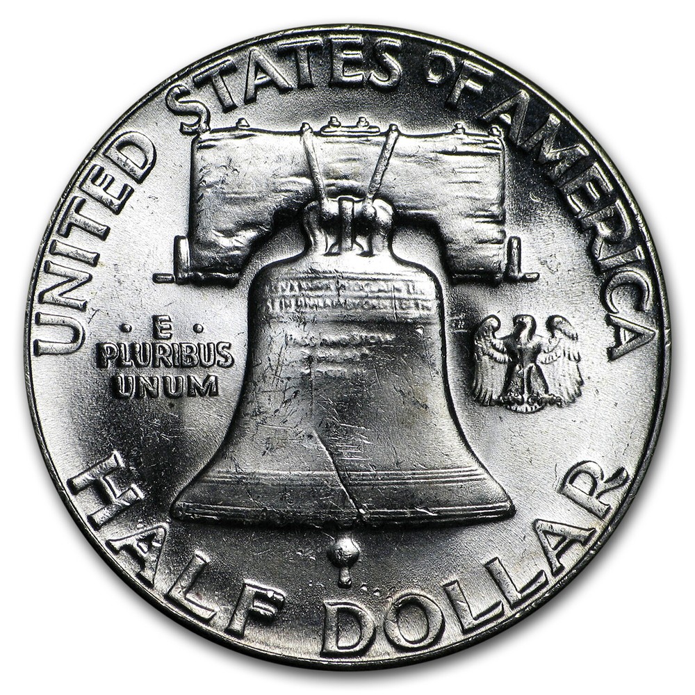 1958 Franklin Half Dollar BU