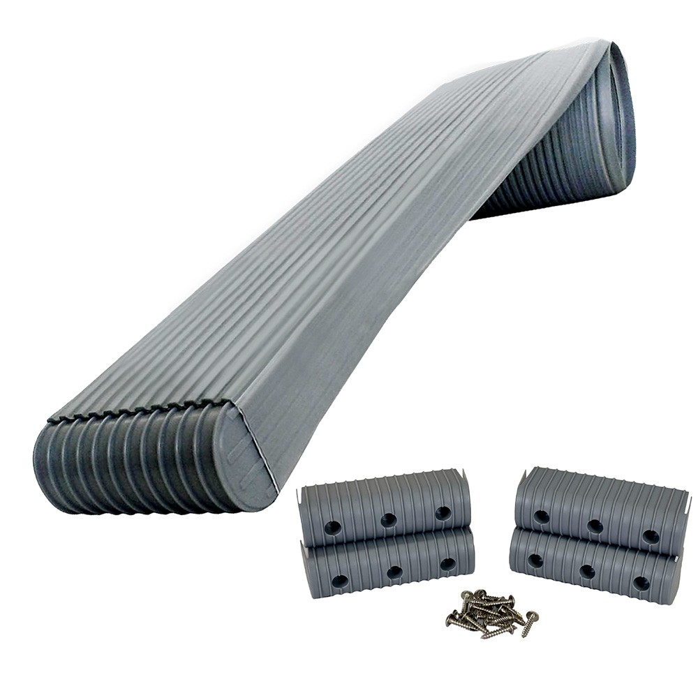 Caliber BunkWrap Kit - Grey 24' x 2" x 6" Roll + 4 Caps + HRDW Roll + 4 Endca...