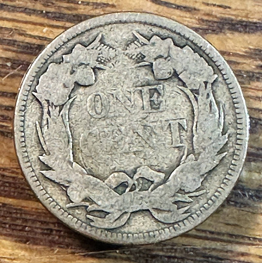 1858 Large Letters Flying Eagle Cent Nice Original Good CHRC