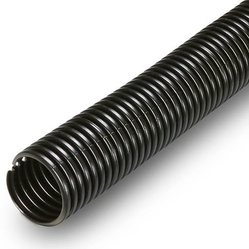 3/8" Black Convoluted Nylon Sleeving - (25 ft. spool)