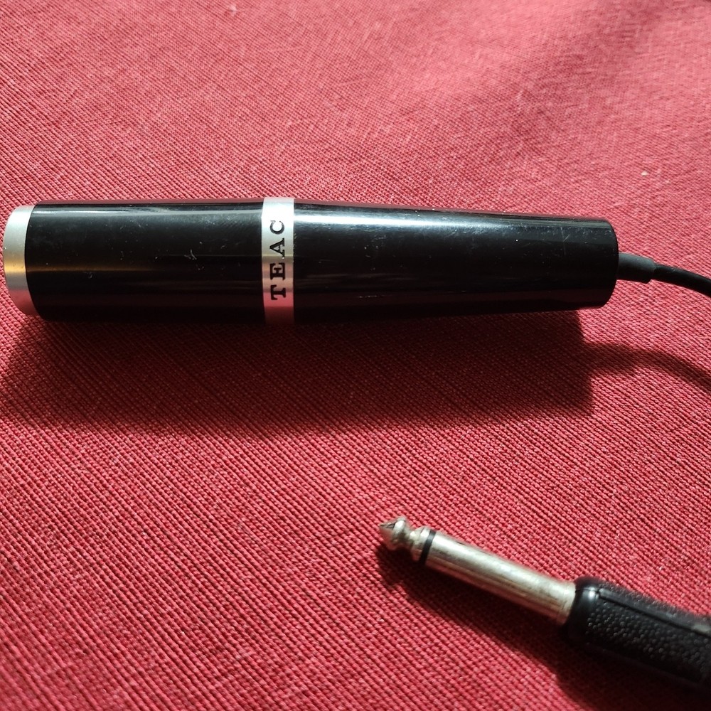 VINTAGE TEAC MC-107L 600 OHM DYNAMIC MICROPHONE Used