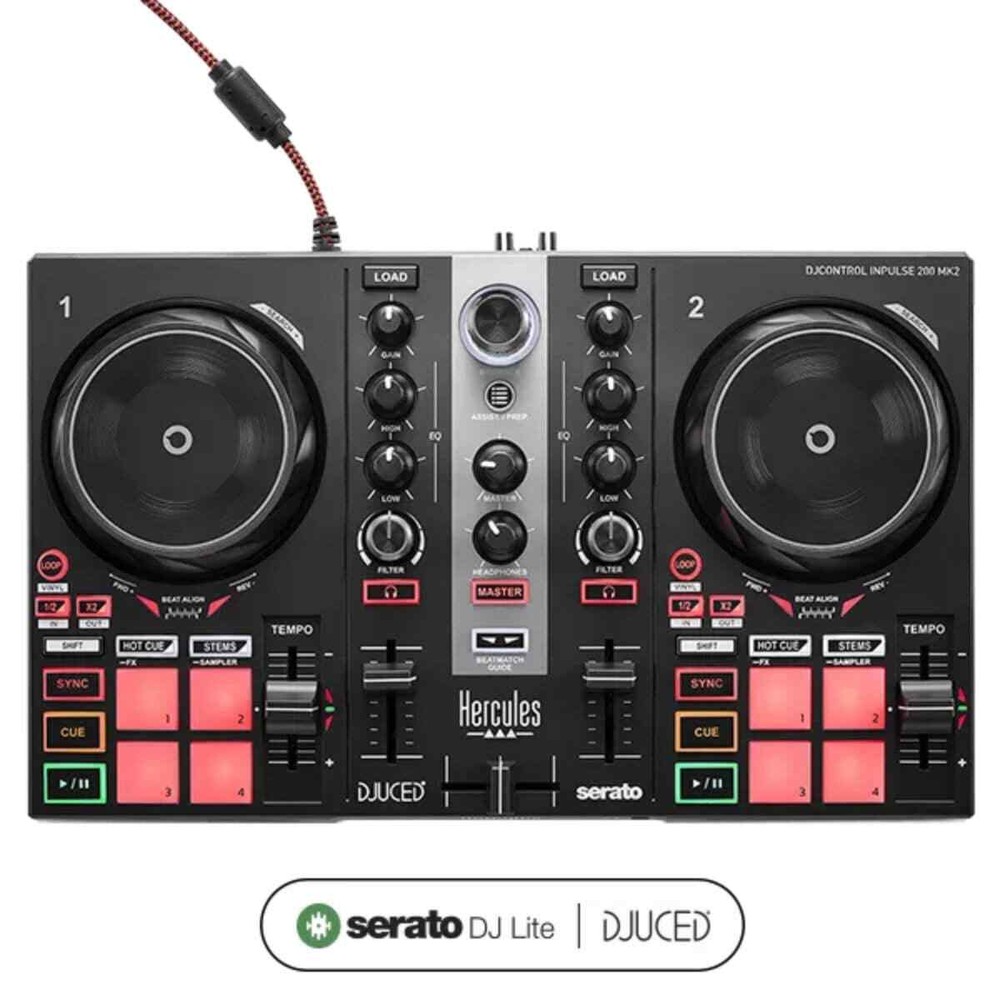 Hercules  DJControl Inpulse 200 MK2, Black