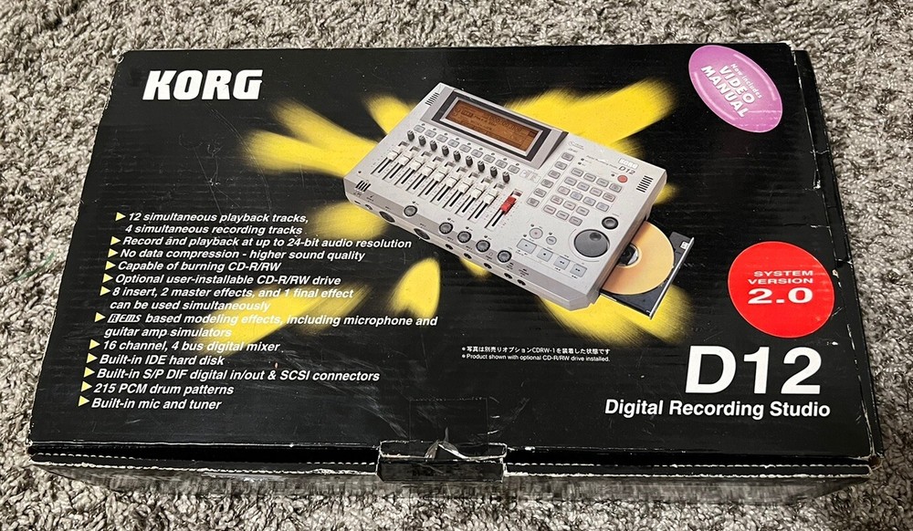KORG D12 Digital 16 Track Recorder