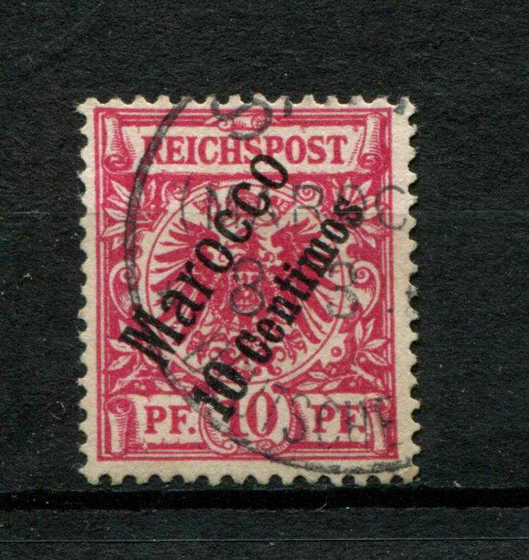 Dp Morocco No. 3D Postmarked Tested (Kol28)