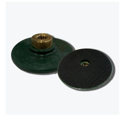 Professional Polishing Backing Pad, Black Rubber Base with Hook and Loop  4'