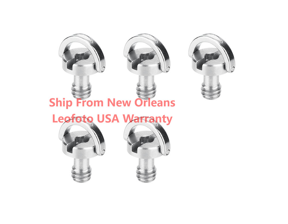 Leofoto Torque 1/4" D Ring Handle Screws (5 Pack)