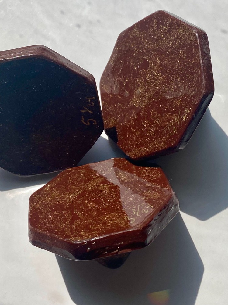 Red Sun 8 Sided Small Pyramids Positive Orgone