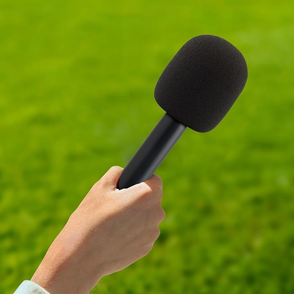 Handheld Microphone Interview Mounting Adapter with Windshield Foam, for Rode...