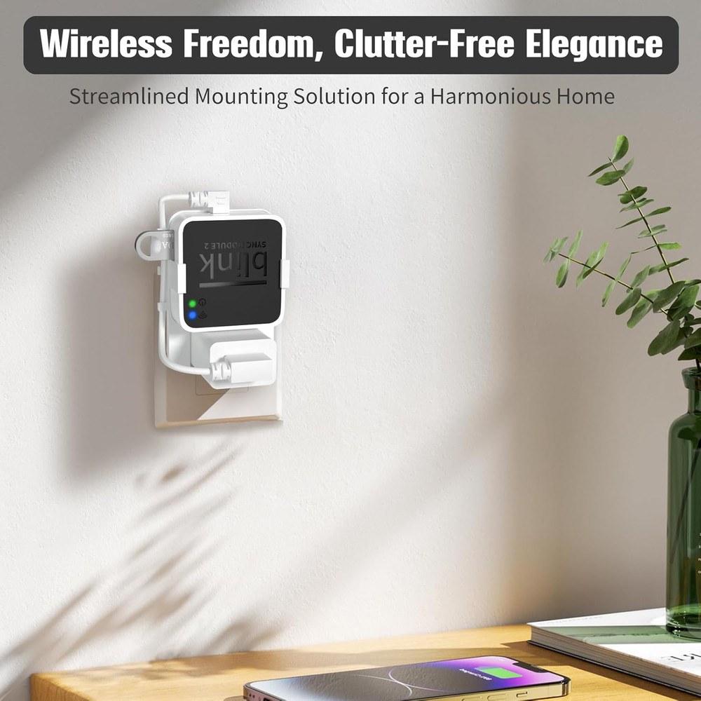 256GB USB Flash Drive, Outlet Wall Mount Holder for Blink Sync Module 2, Module