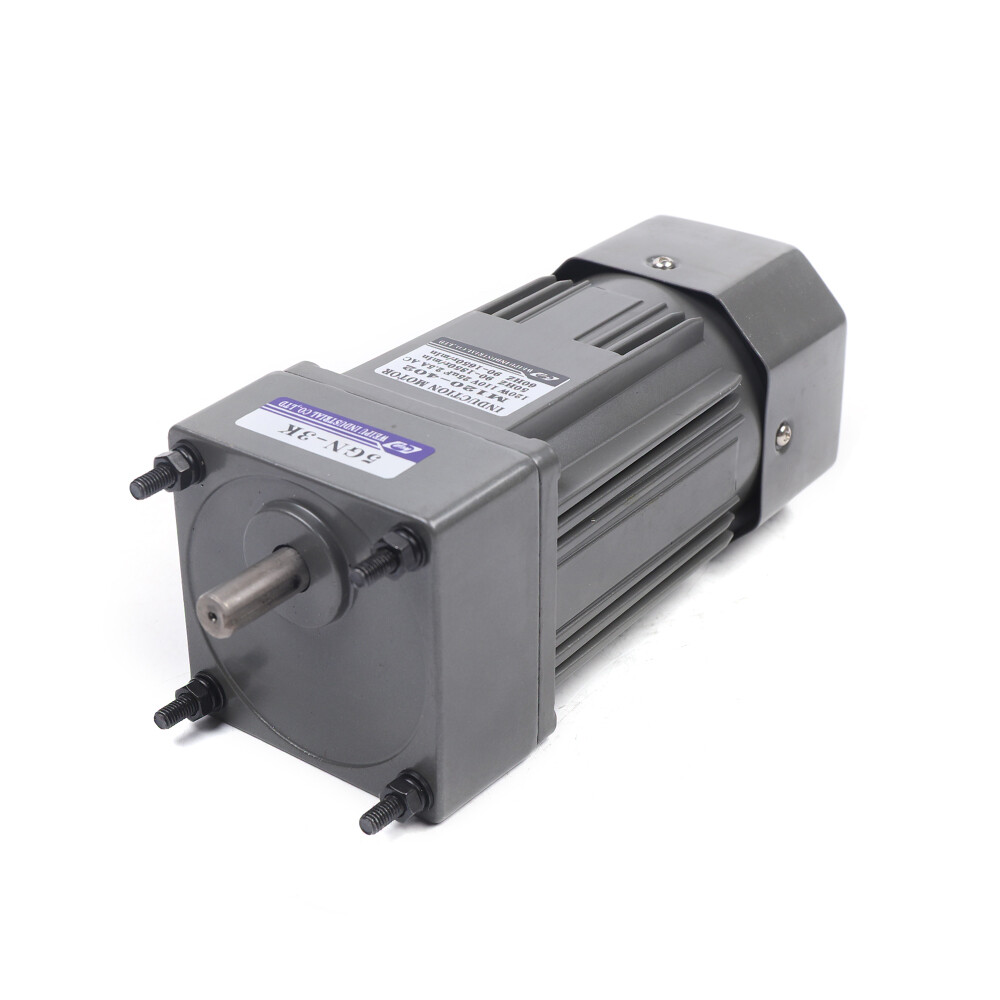 120W 110V Reversible AC Gear Motor Electric Motor Variable Speed Controller 1:3K