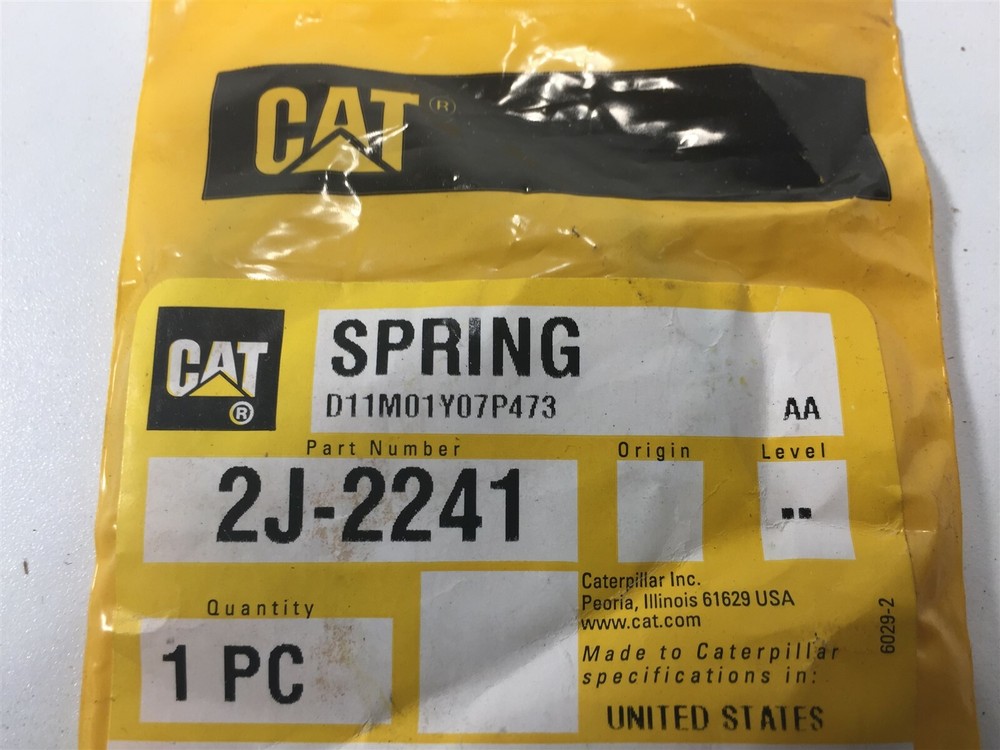Genuine Caterpillar 2J-2241 Spring 2J2241