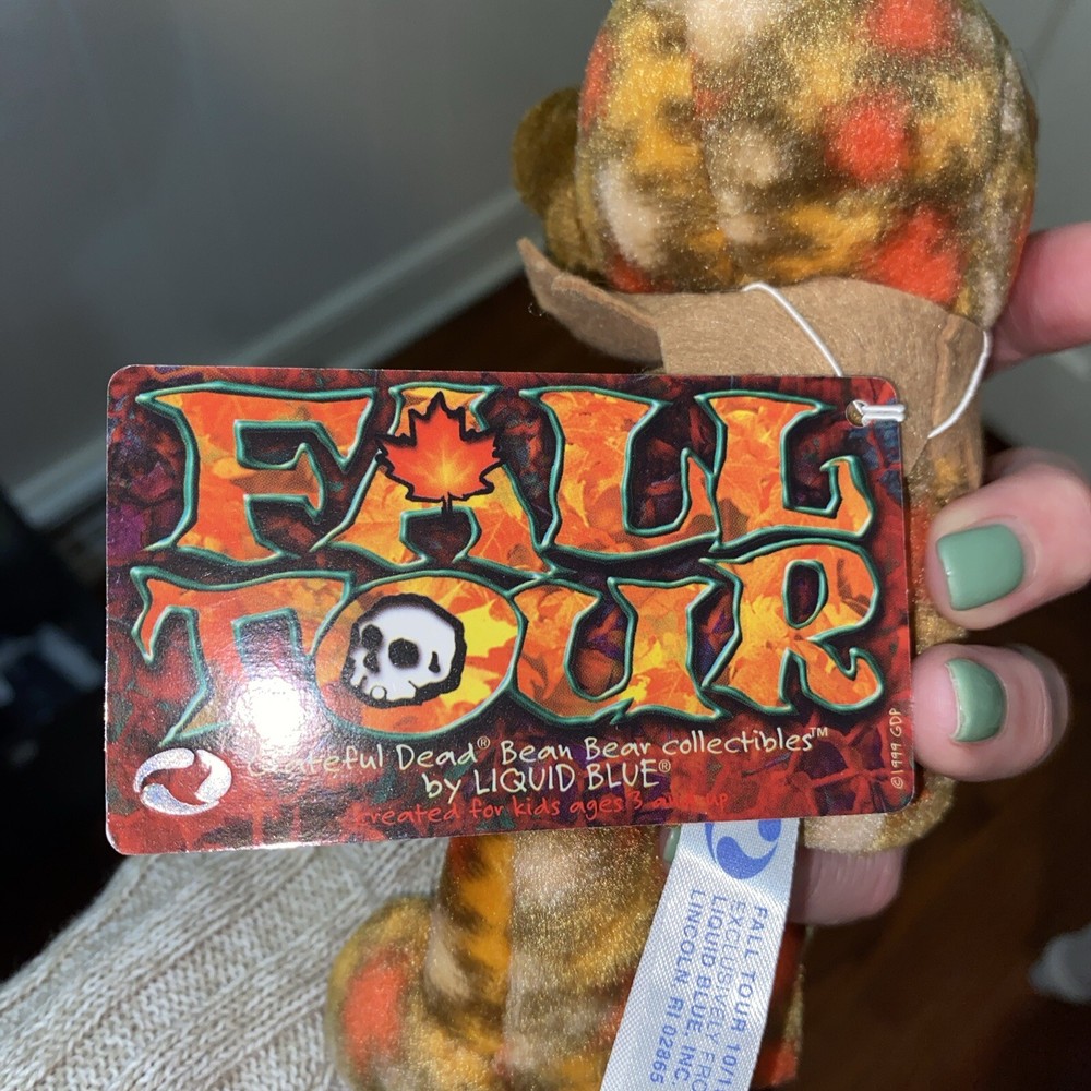 Grateful Dead Beanie Fall Tour Bear By Liquid Blue 1973