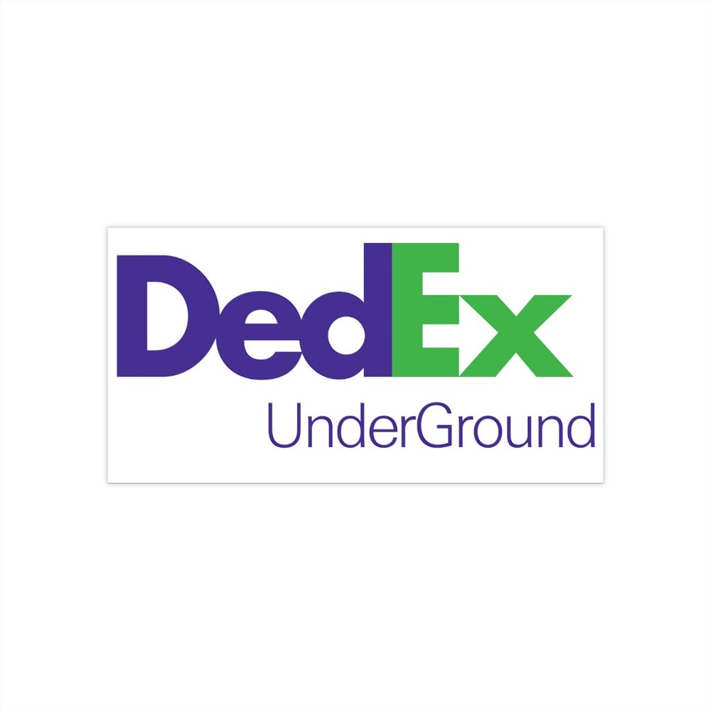 DedEx Underground Ded Ex Dead Under Ground Bumper Stickers