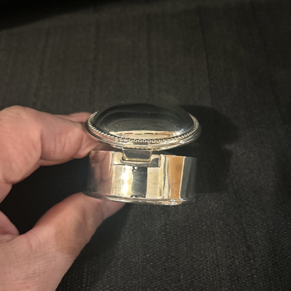 vintage silver plated Candle Holder
