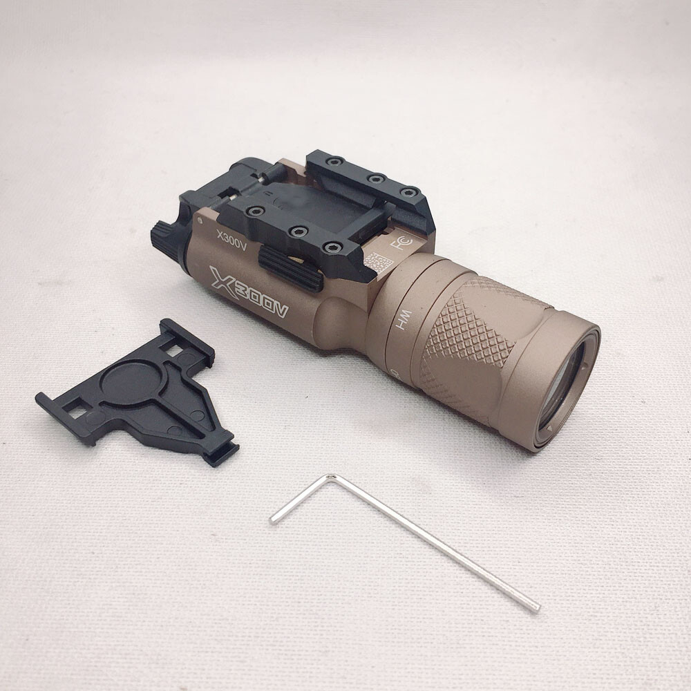 Tactica X300V Flashlight Dual-Output Flashlight Strobe Light White Shooting