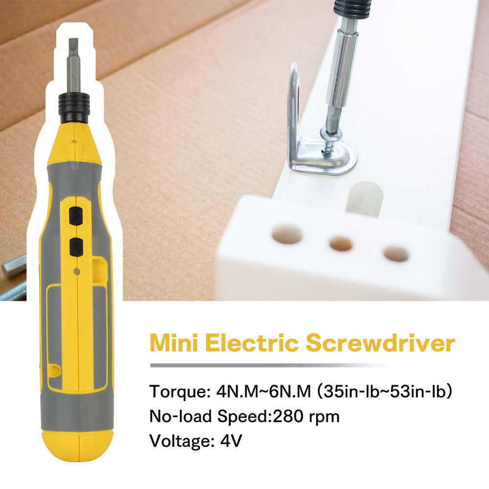 45IN1 Cordless Electric Screwdriver Rechargeable Drill Driver Power Tool Bit Set