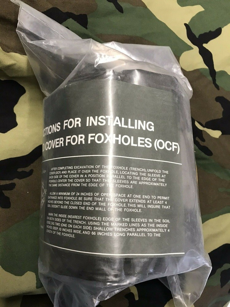 Foxhole Overhead Cover USGI NOS