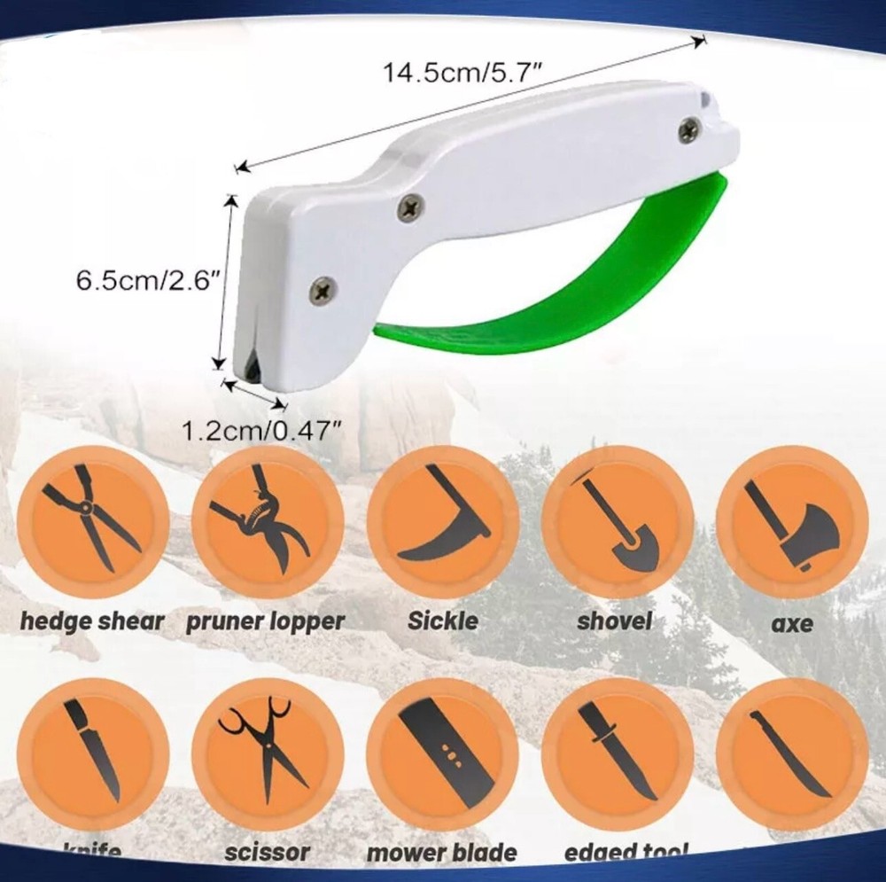 Portable handheld knife sharpener | Tungsten Carbide | Axe | Kitchen Utensils