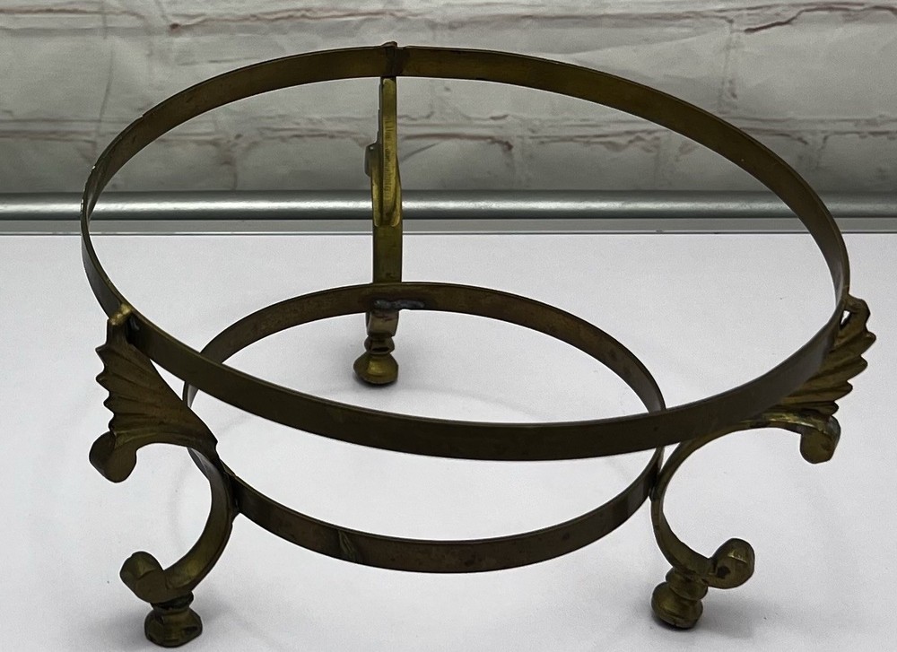 Vintage Victorian Style Brass Bowl Riser