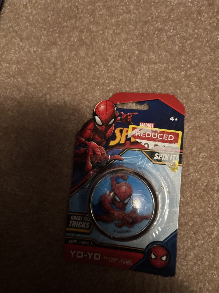 New In Packing Marvel Spider-Man Spin It Yo-yo