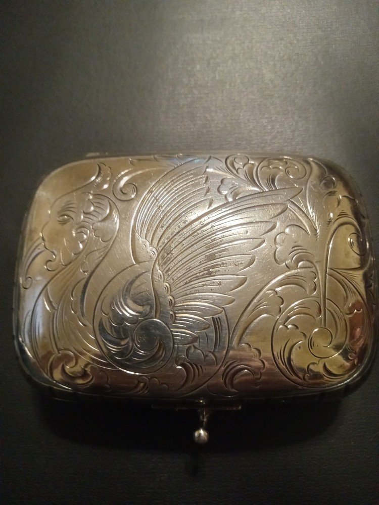 Antique Derby Silver Co Silverplated Soap Case