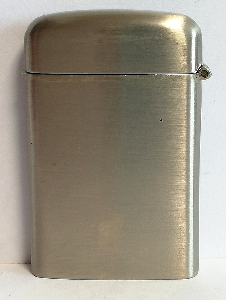 Lucky Strike Metal Match Case. Used