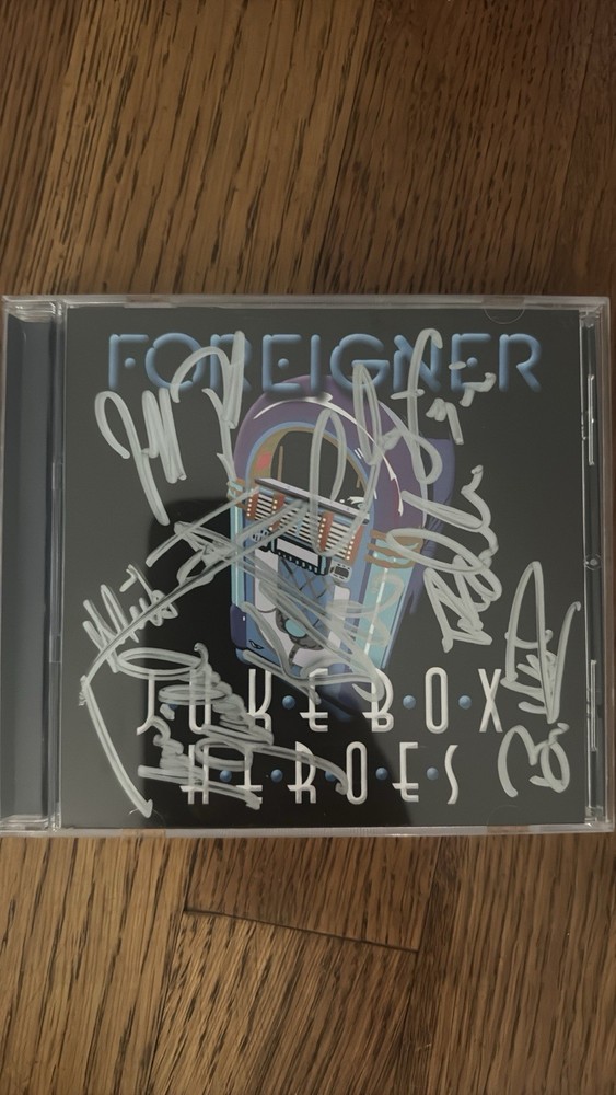 Foreigner Signed CD Juke Box Heroes