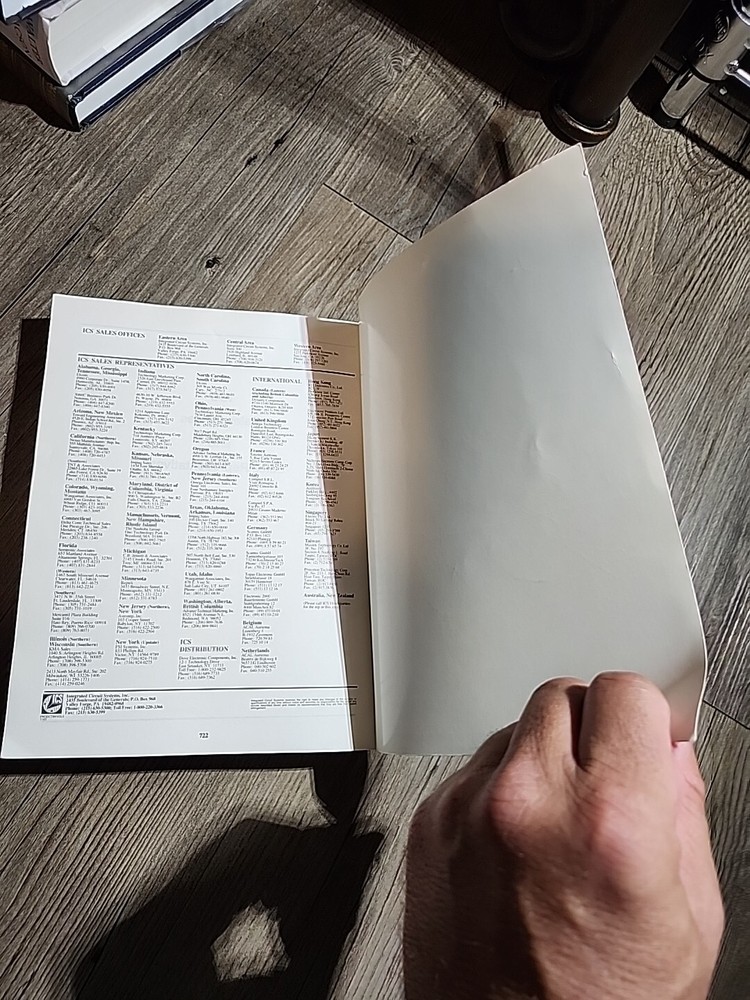 Integrated Circuit Systems, Inc. Data Book 1994 SOFTCOVER