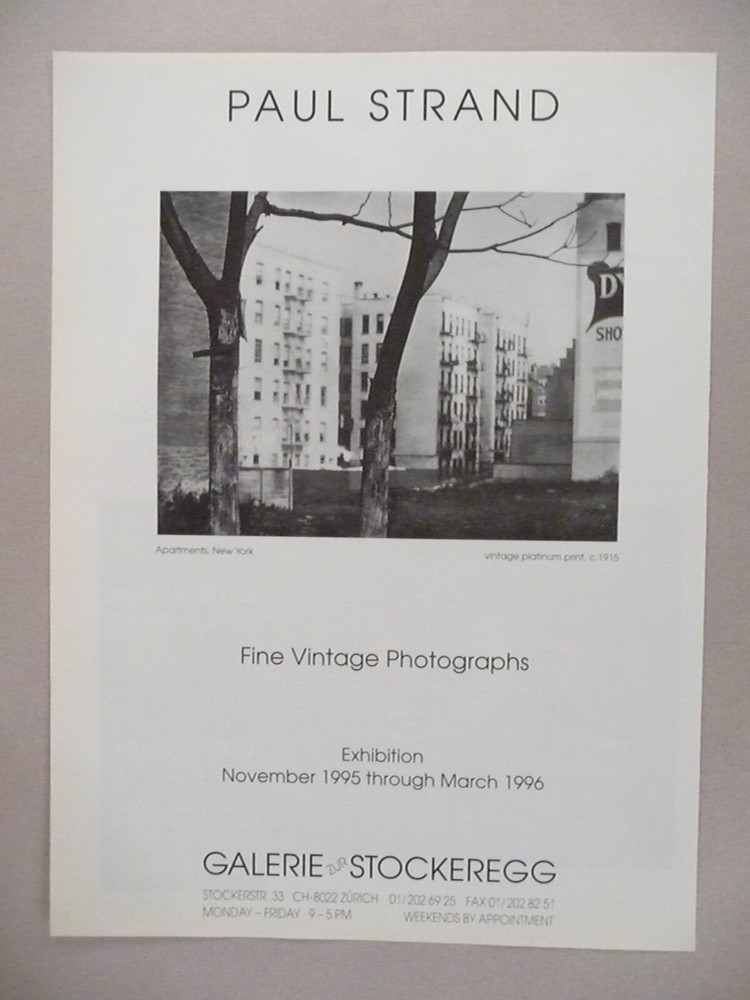 Paul Strand MAGAZINE AD - 1996