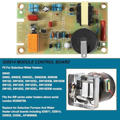 520814 Ignition Control Circuit Board Igniter Module Replacement Parts Kit Fit