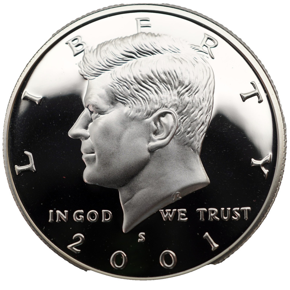 2001-S Silver DCAM Proof Kennedy Half Dollar