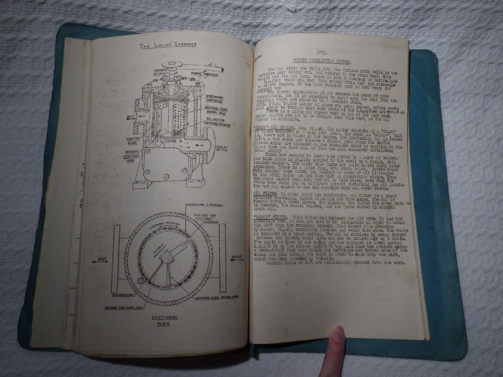 Post-WW2 1940s 1950s Royal Navy Engineering Training Notes Ephemera