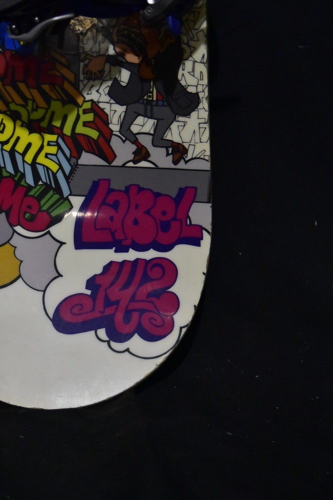 ROME LABEL SNOWBOARD SIZE 142 CM WITH MORROW MEDIUM BINDINGS