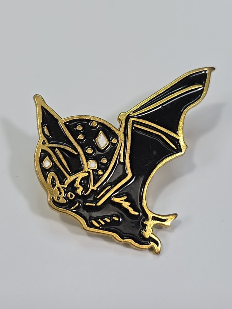 Black Bat Lapel Pin